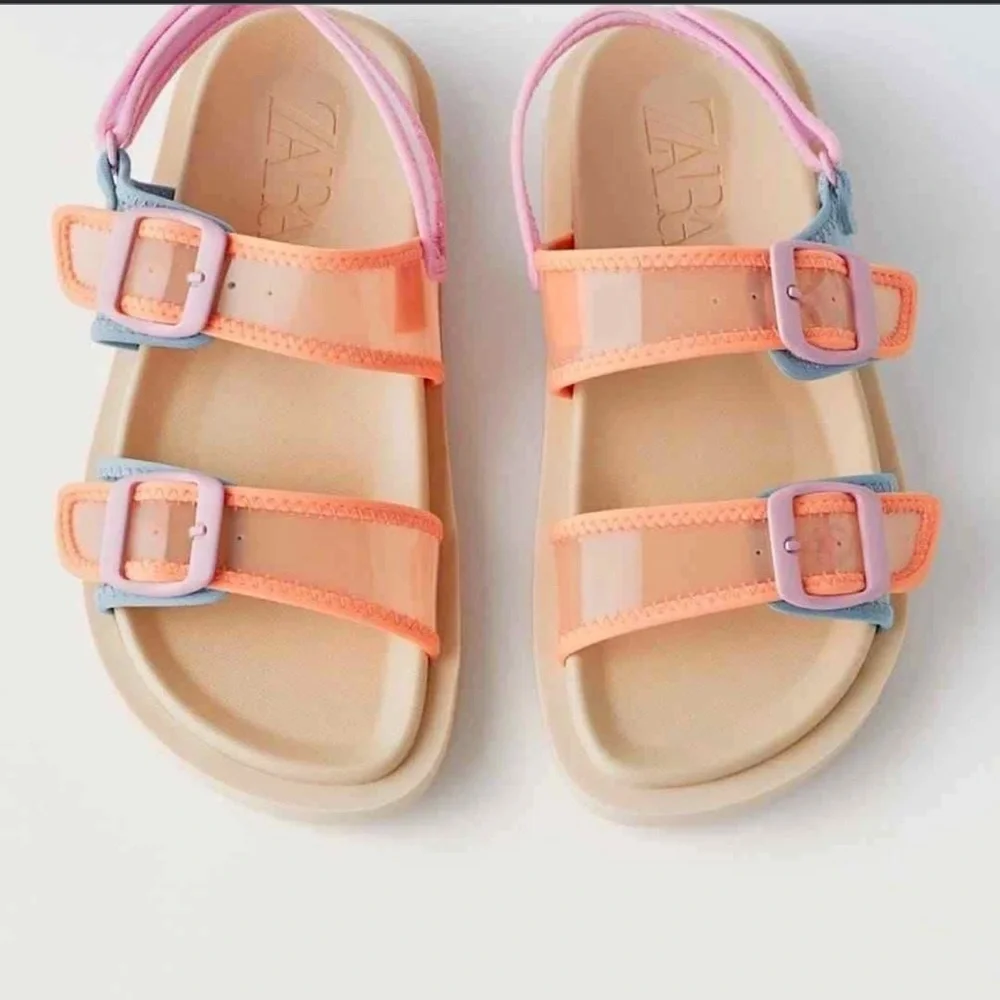 Zara Kids Sandals - Pink and Orange